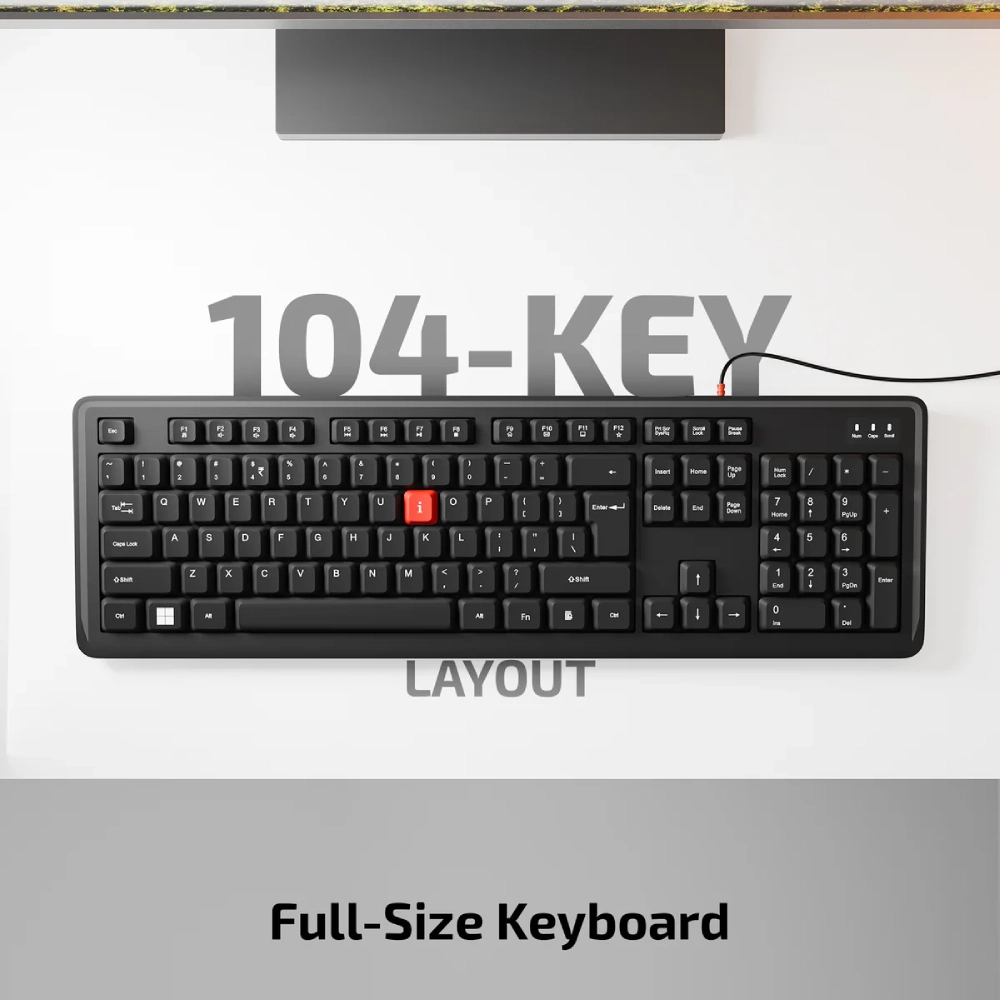 Iball USB Keyboard QWERTY101 view 2